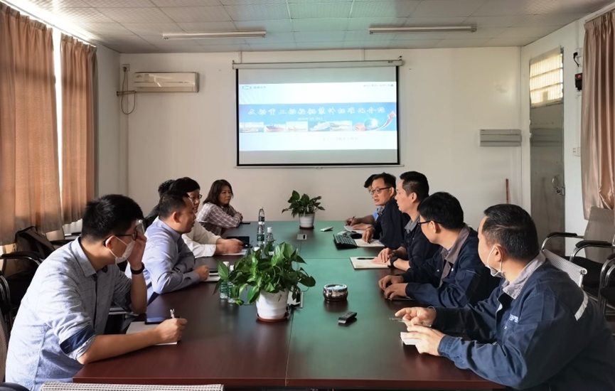 集團建模辦調(diào)研重工舾裝件標(biāo)準(zhǔn)化、自動化工作