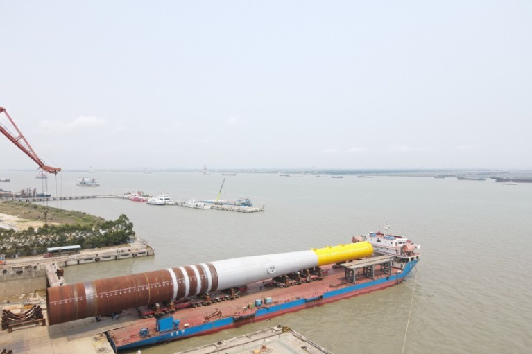 公司“重量級”風(fēng)電鋼結(jié)構(gòu)產(chǎn)品相繼交付 再迎交貨高峰期