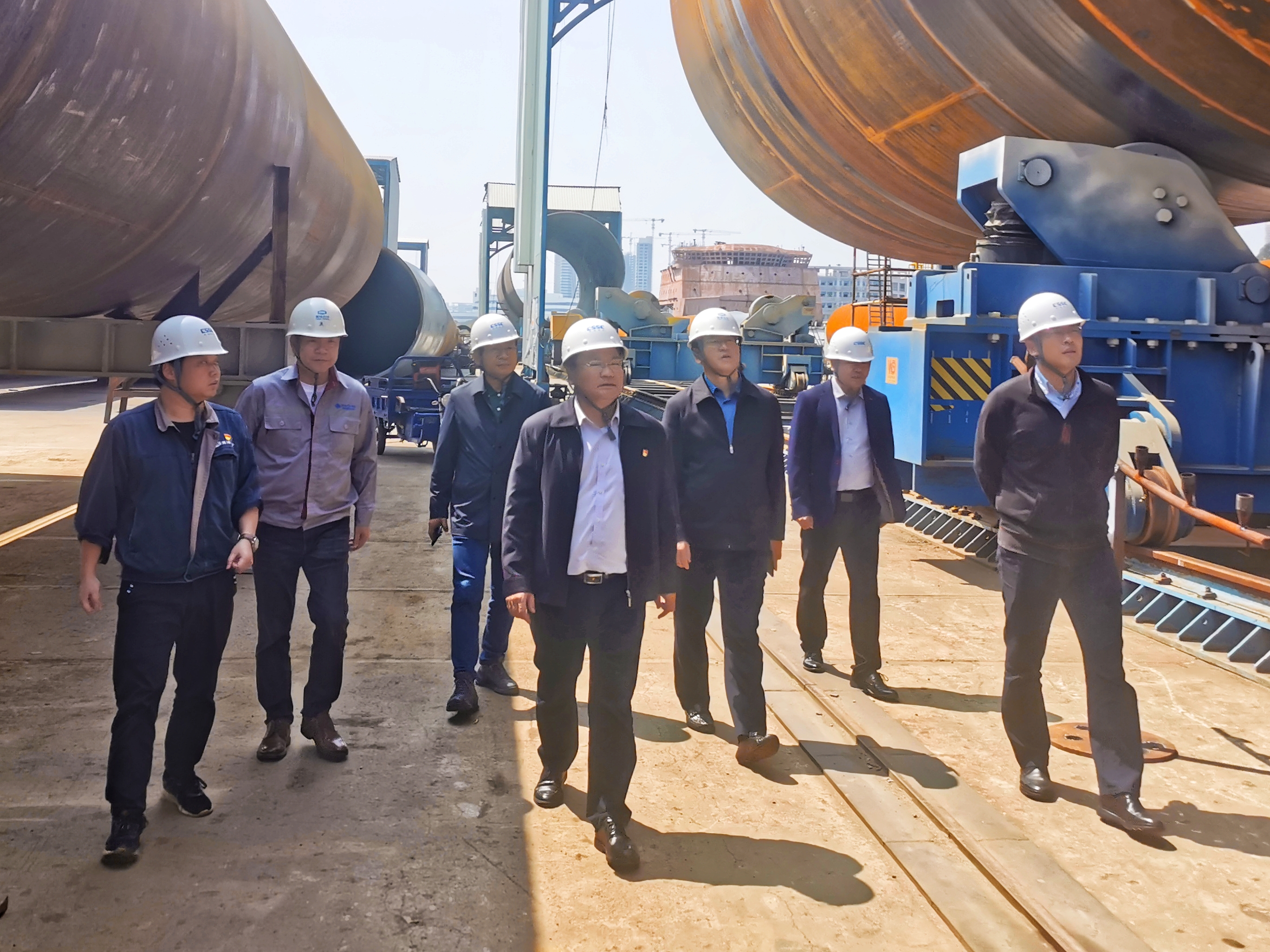 黃埔文沖總經(jīng)理羅兵到中山基地調(diào)研指導工作