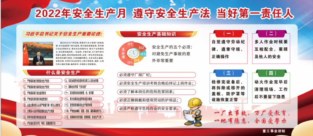 文船重工公司扎實(shí)開展“安全生產(chǎn)月”活動