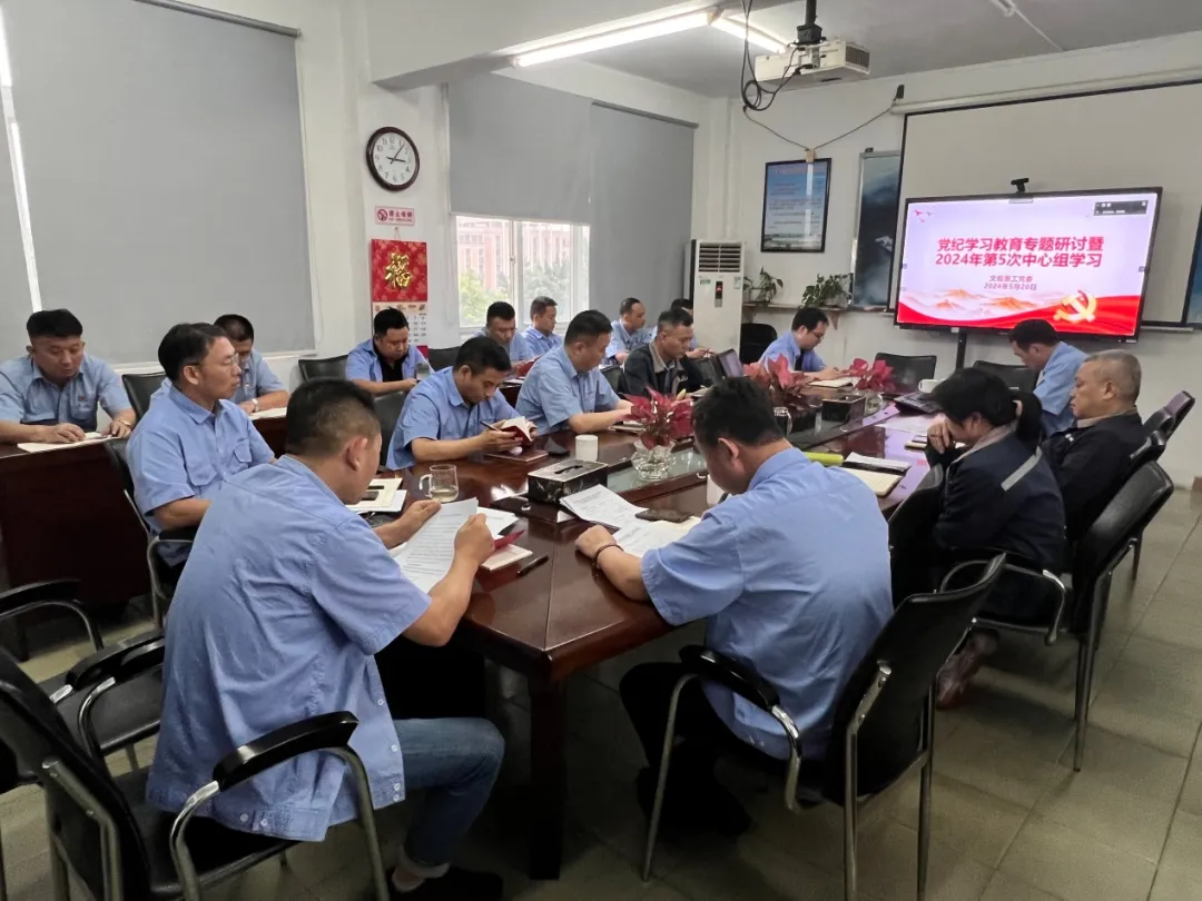 黨紀學(xué)習教育 | 公司黨委召開專題學(xué)習研討